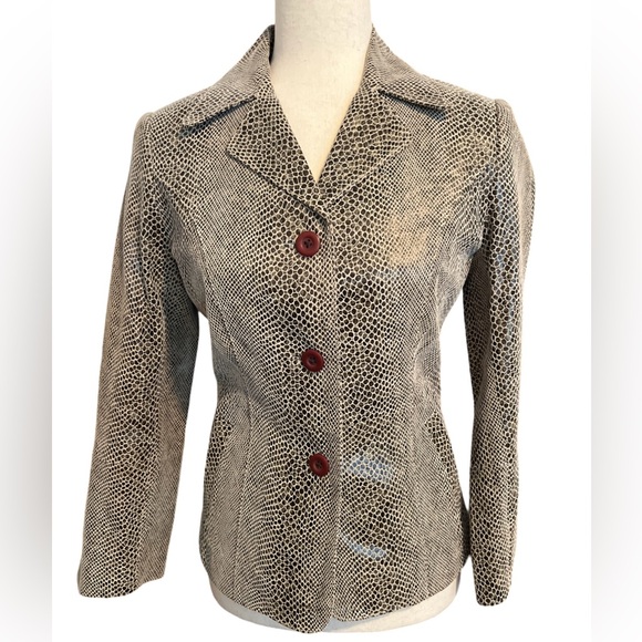 Frenchi snakeskin leather jacket - Picture 1 of 14